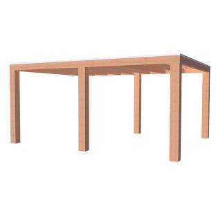 Overkapping douglas elegant 400x500cm