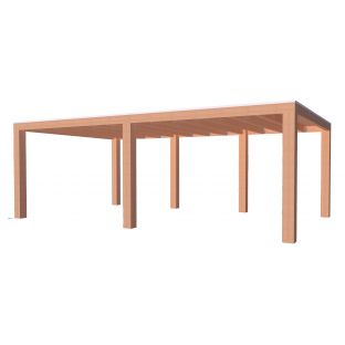 Overkapping douglas excellent 400x680cm
