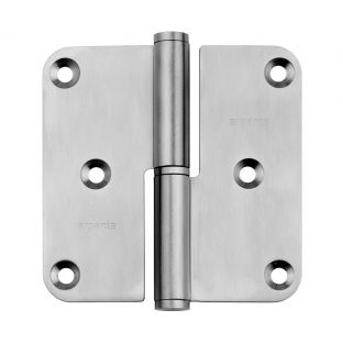 Paumel afgerond knoop 12mm rvs 89x89 rechts
