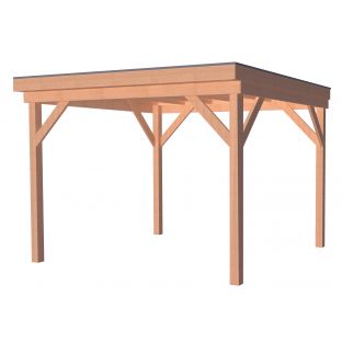 Overkapping douglas premium geschaafd 300x300cm