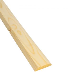 Vuren geschaafd c met 1 schuine zijde 28x70mm