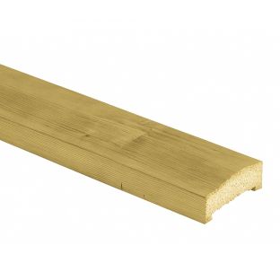 Afdeklat vuren geïmpregneerd 28x70x1800mm