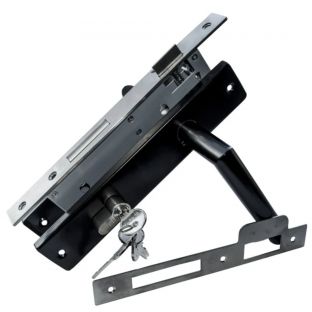 Slot rvs zwart tbv frame deur
