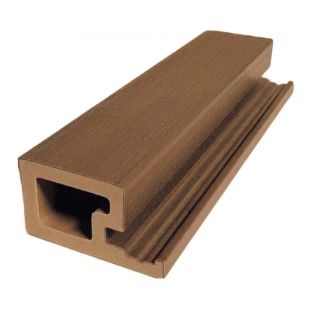 WPC startprofiel cladding dark teak 2,6x5,0x390cm