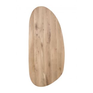 Starcrown tafelblad rustiek eiken nier-model facet rand 40mm 250x115