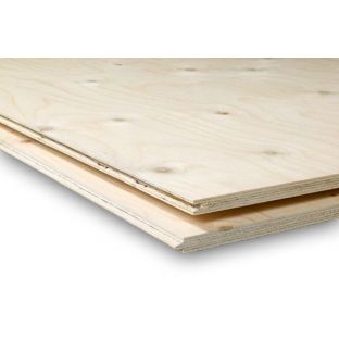 Underlayment fins vuren ce2+  tong en groef 2 lange zijden 2440x1220x18mm