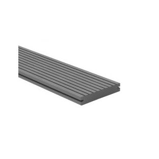 WPC composiet vlonderplank massief lichtgrijs 23x140mm