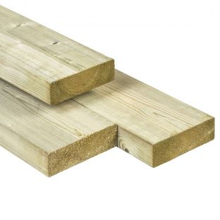 Vuren balk geschaafd geïmpregneerd 45x145mm
