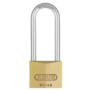 Abus hangslot messing hoge beugel 63mm 65/40 blister