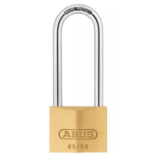 Abus hangslot messing hoge beugel 80mm 65/50 blister