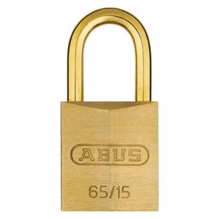 Abus hangslot messing 65/15 blister