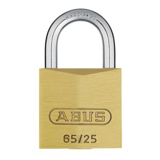 Abus hangslot messing 65/25 blister