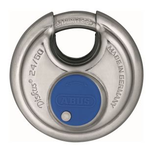 Abus discus hangslot rvs rond type 24  60mm blister