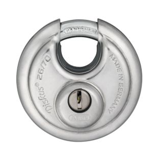 Abus discus hangslot rvs rond type 26  70mm k.t blister
