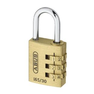 Abus cijferhangslot messing 165/30c 3 cijfer combinatie