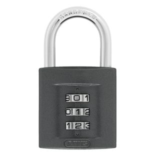 Abus cijferhangslot zwart 158/40c 3 cijfer combinatie