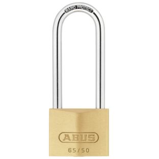 Abus hangslot messing hoge beugel 80mm 65/50 ka 6501