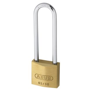 Abus hangslot messing hoge beugel 60mm 65/30 blister