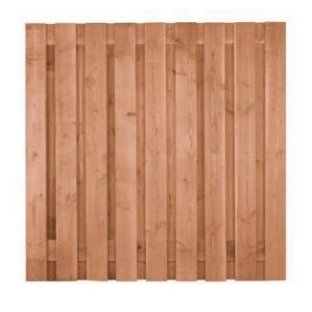 Scherm douglas XL geschaafd (13+2) 180x180cm