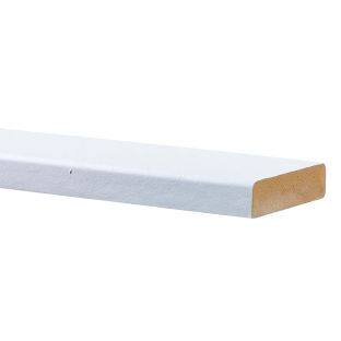 Mdf koplat wit gegrond recht e v313 vochtwerend 12x45x4880mm