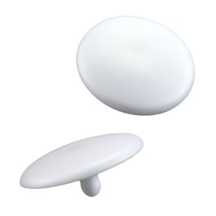 Heco afdekkapje kunststof wit voor pz schroeven / 500 stuks