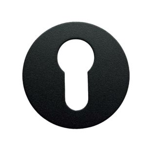 Cilinderrozet 53x6mm 108 zwart