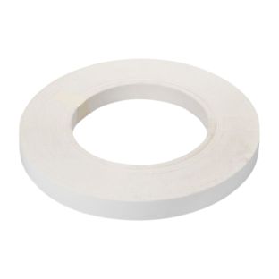 Kantfineer voorgelijmd abs wit 23x1mm