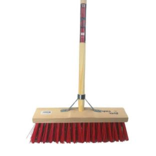 Sneeuwbezem nylon met staaldraad met steel