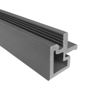 Composiet hoek profiel grijs, 50x50mm