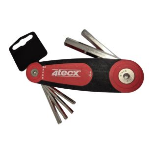 4tecx stiftsleutelset zeskant zakmesmodel 2,5x10mm