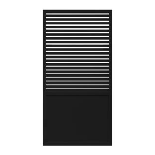 Shutter scherm zwart 220x86.5cm