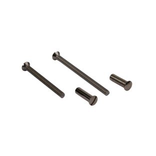 Ami patentbout+huls nikkel m4x45mm 10 stuks