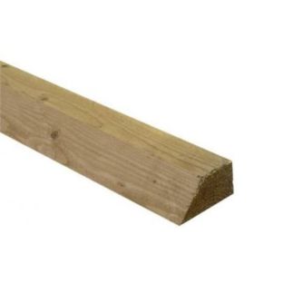 Achterhout schuin ne groen geimpregneerd 28x45mm