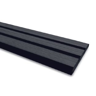 Rabat douglas Zweeds gespoten zwart 12-25x180mm