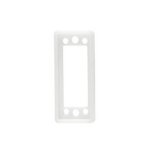 Axa raamboom onderlegplaat kunststof wit 76x32x9,0mm