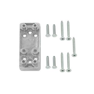 Axa raamboom onderlegplaat zamac 74x30x8,0mm