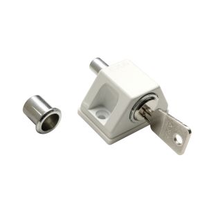 Axa oplegslot 3011 wit buitendraaiend