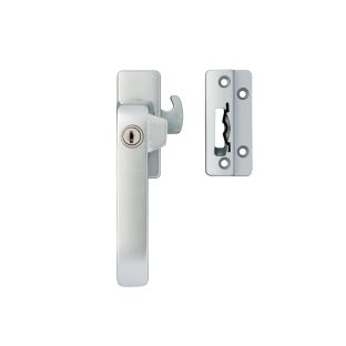 Axa raamboom aluminium f1+nok+sleutel met haak links