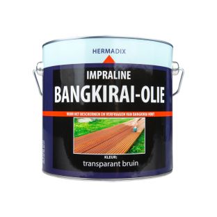 Hermadix bangkirai-olie 2,5 ltr (blauw blik)