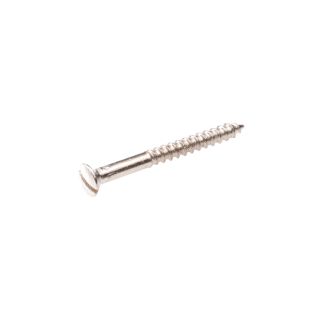 Houtschroef messing vernikkeld lk din 95 3.5 x 30