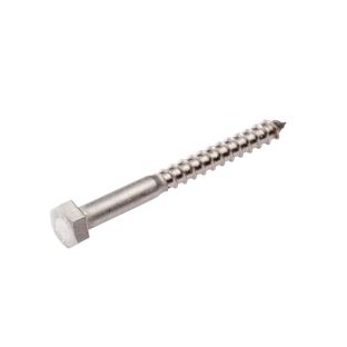 Houtdraadbout rvs a2 din 571   10 x 50 mm