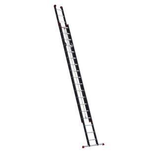 Altrex Reformladder recht mounter 2x18 zs2090 opberg 5,00mtr uitgeschoven 8,80mtr werkh 9,55mtr