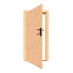 Deur douglas enkel glas links 201,8x91.5cm inbouwmaat 199,5x86.5cm deurmaat 193x78cm