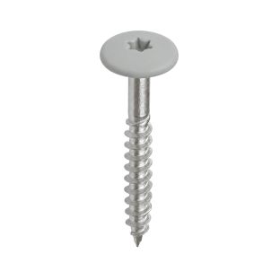 Kleurkop schroef ral 7035 licht grijs 4,8x38mm