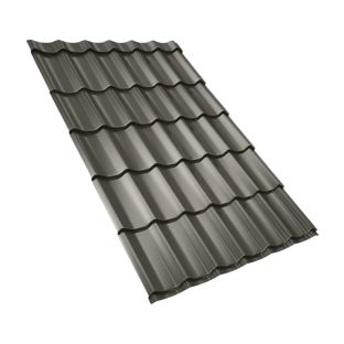 Dakpanplaat grandem 40mu RAL7024 grafietgrijs 3000x1100mm