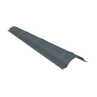 Nokpan t.b.v. dakpanplaat grandem 40mu RAL7024 grafietgrijs 2100x340mm