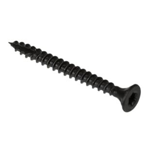 Blackline spaanplaatschroef hcp zwart pk tx-20 +snijpunt 5.0x60/35    (50)