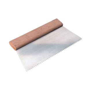 Lijmkam 180mm 4x4x4mm met hout handvat