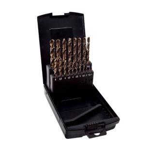 4tecx HSS-cobalt borenset geslepen DIN 338 splitpoint 19-delig