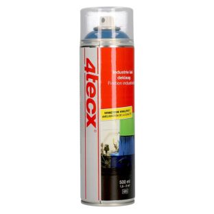 4tecx spuitbus blauw hoogglans ral 5000 500ml
